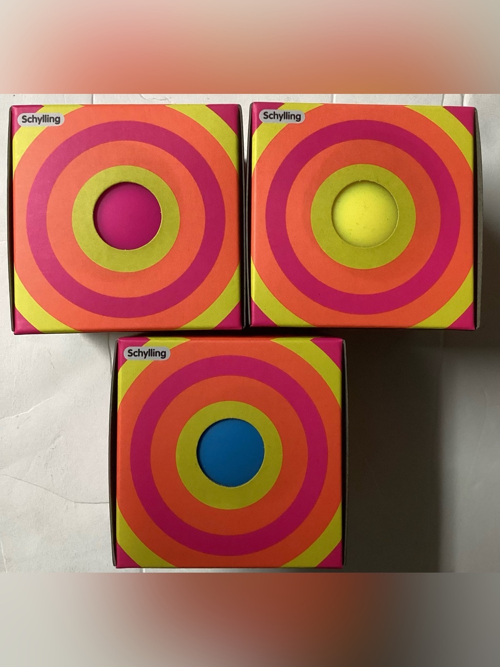 THREE/ Authentic COLOR CHANGE NEEDOH/ pink, yellow and blue
